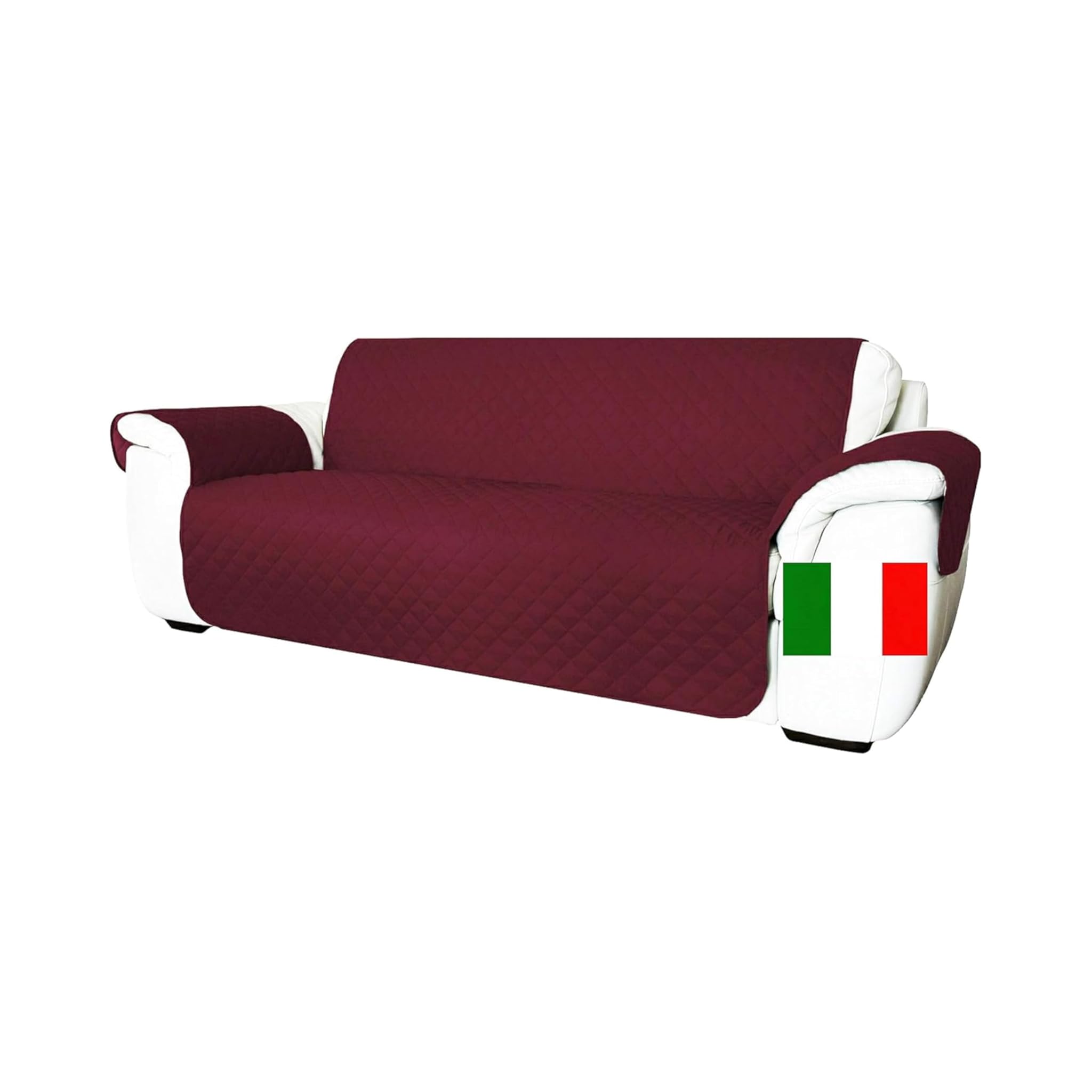 Moonange Copridivano 4 Posti Impermeabile, Bordeaux