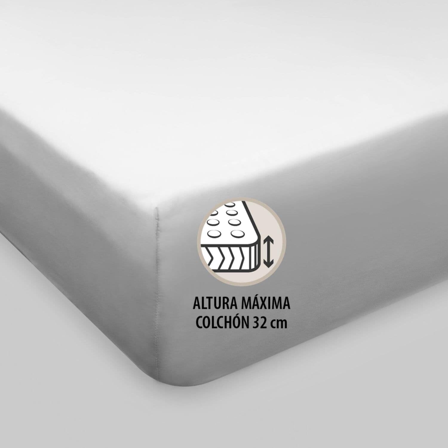 Copripiumini, Cotone, Grigio, Ancho de 200 - immagine 4