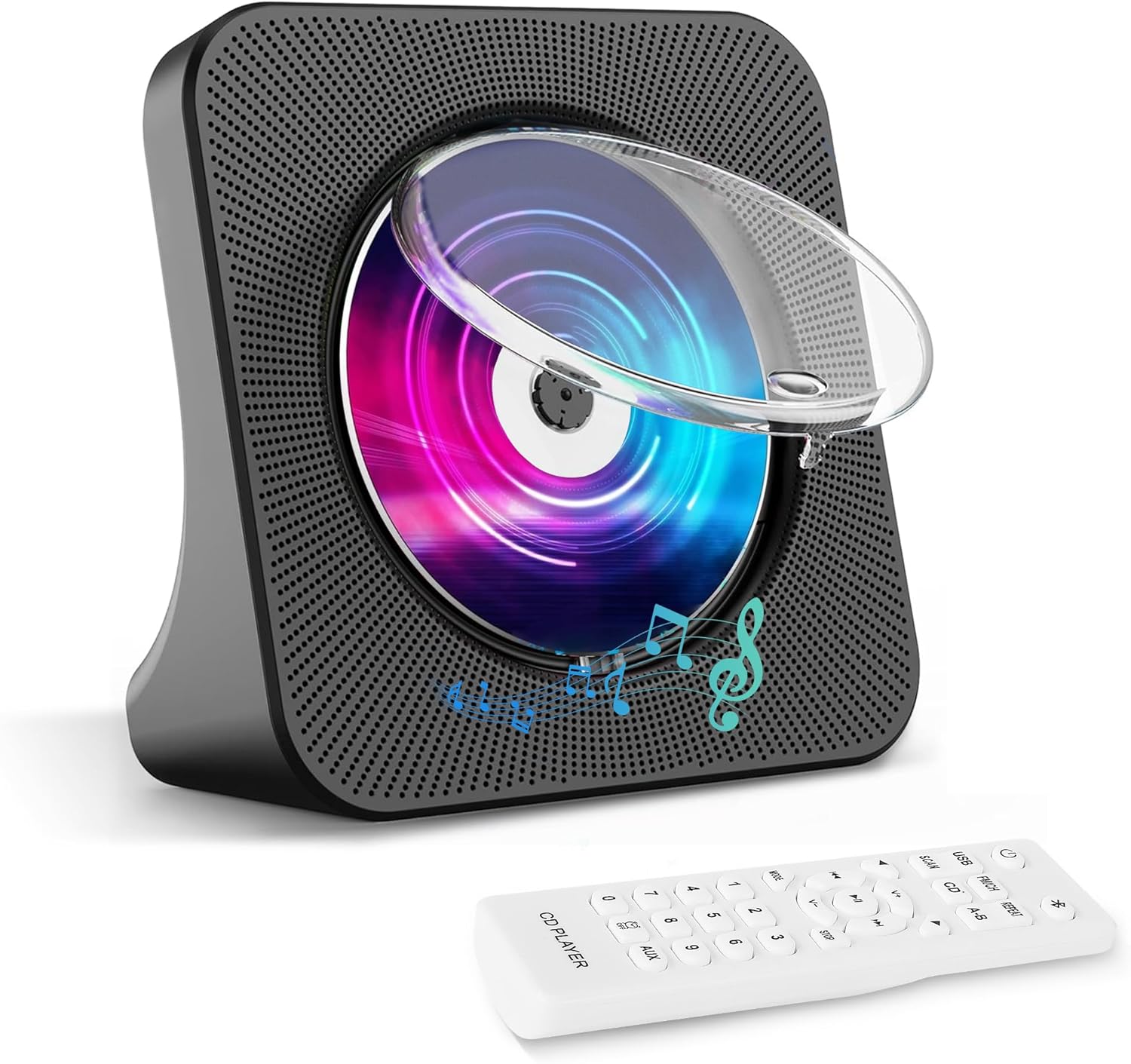 Lettore CD da Scrivania con Trasmettitore Bluetooth - immagine 1