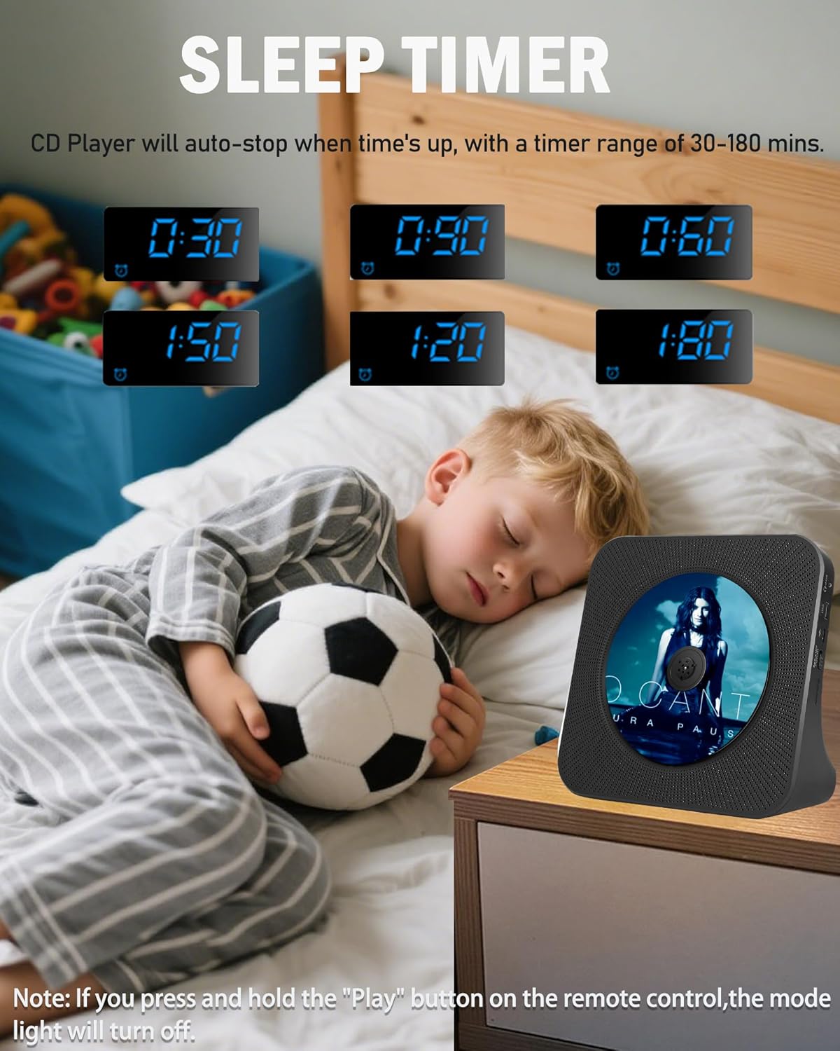 Lettore CD da Scrivania con Trasmettitore Bluetooth - immagine 5