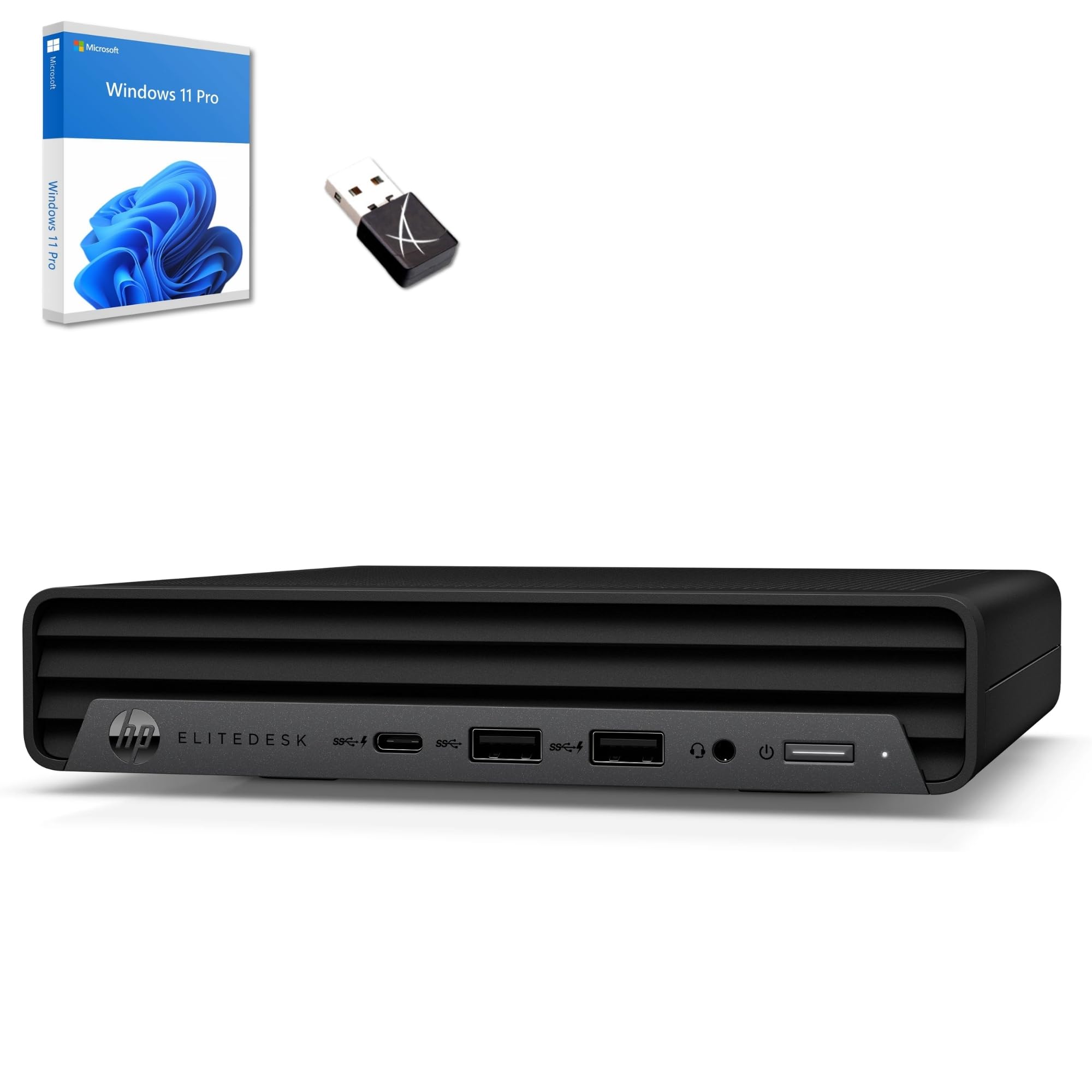 HP EliteDesk 800 G Intel i5 Business Office Multimedia Computer con 24 mesi di garanzia! USB 3.0 | WLAN | Windows 11 Prof. 64 bit con chiavetta USB (800 G6 | 16 GB RAM | 512 GB SSD | W11 Pro)