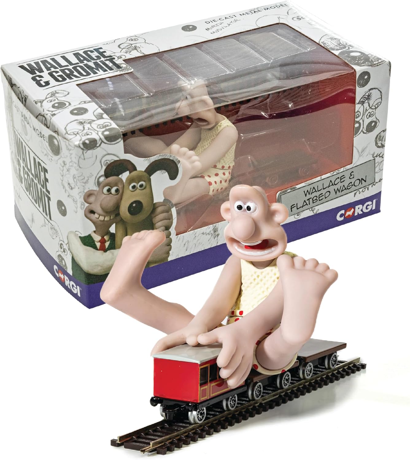 Corgi Treno Giocattolo Pressofuso Wallace & Gromit - immagine 1