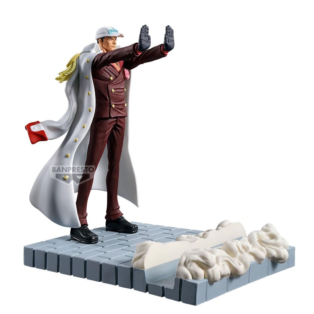 Banpresto Azione Akainu Sakazuki One Piece FL 12 cm Multicolore BP29203P - Figura da collezione - Ottimale per gli appassionati di Anime One Piece