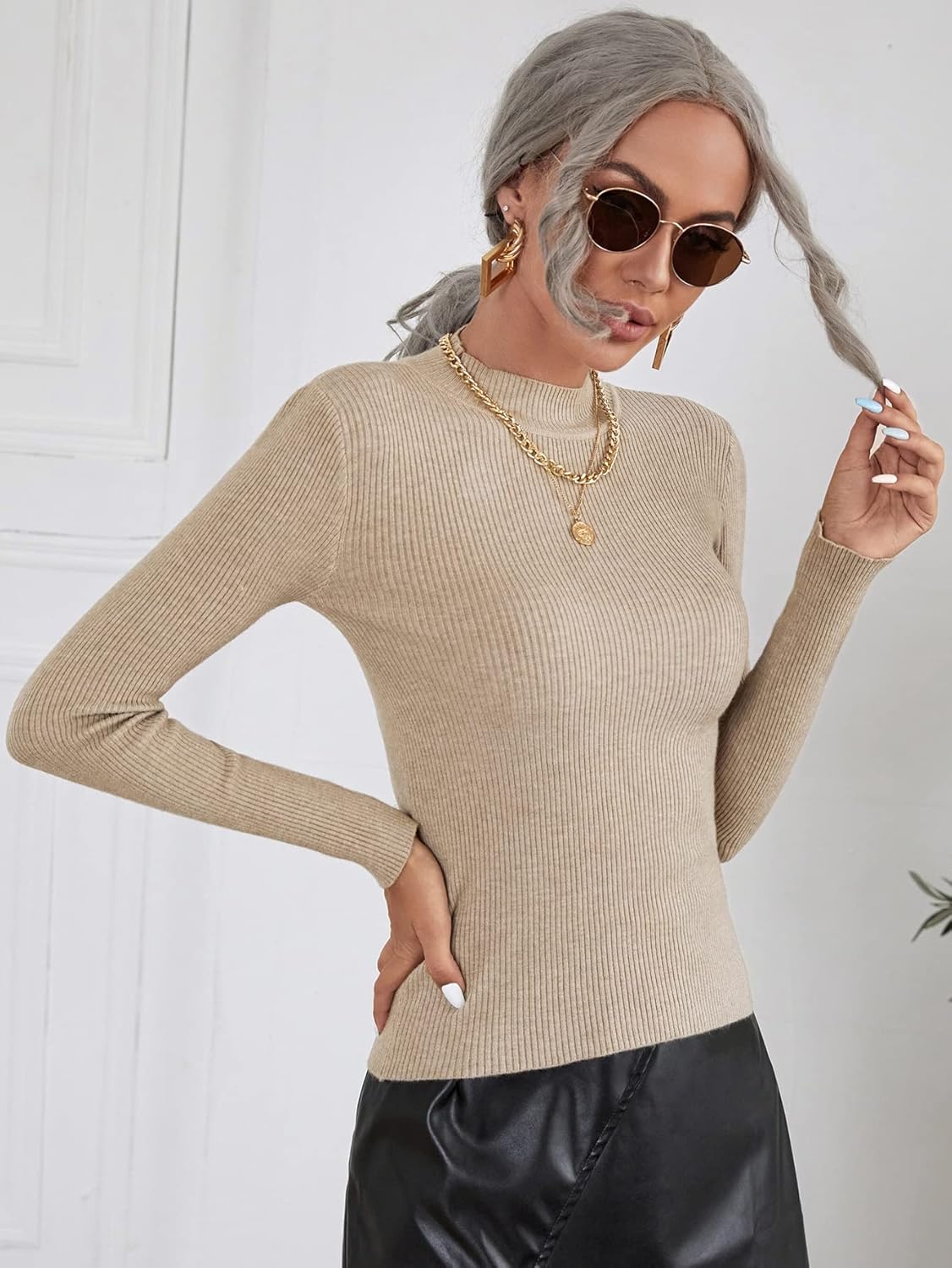 LEÑERA ACERO 48X30X57 NEGRO - immagine 3