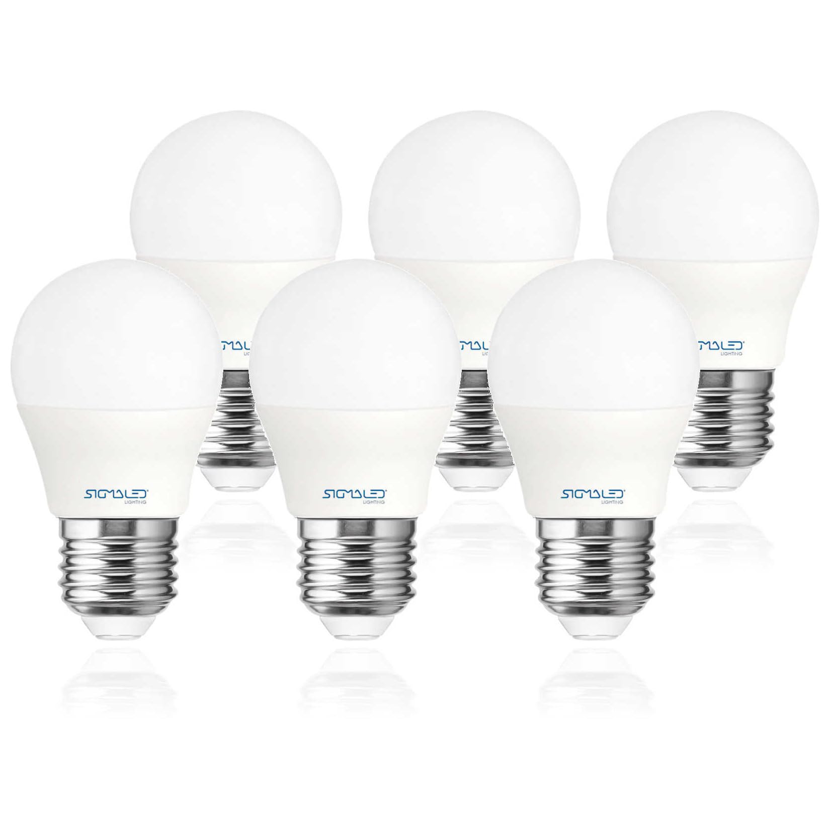 Sigmaled Lighting Lampadina LED E27 6W Luce Calda (6 pz)