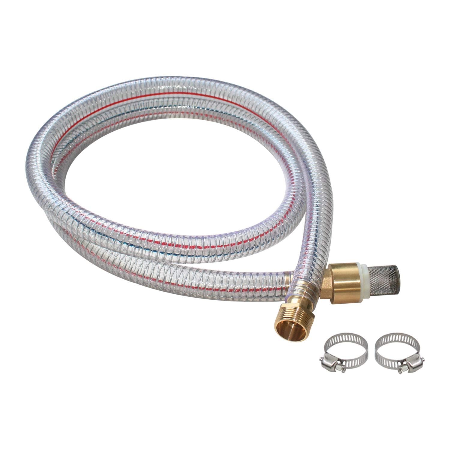 Tubo Aspirazione Pompa Acqua Flessibile Rinforzato