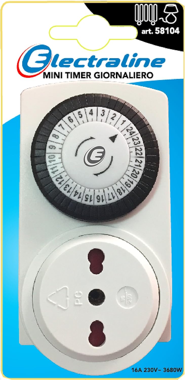 Electraline 58104 Programmatore Timer 16 A - immagine 3