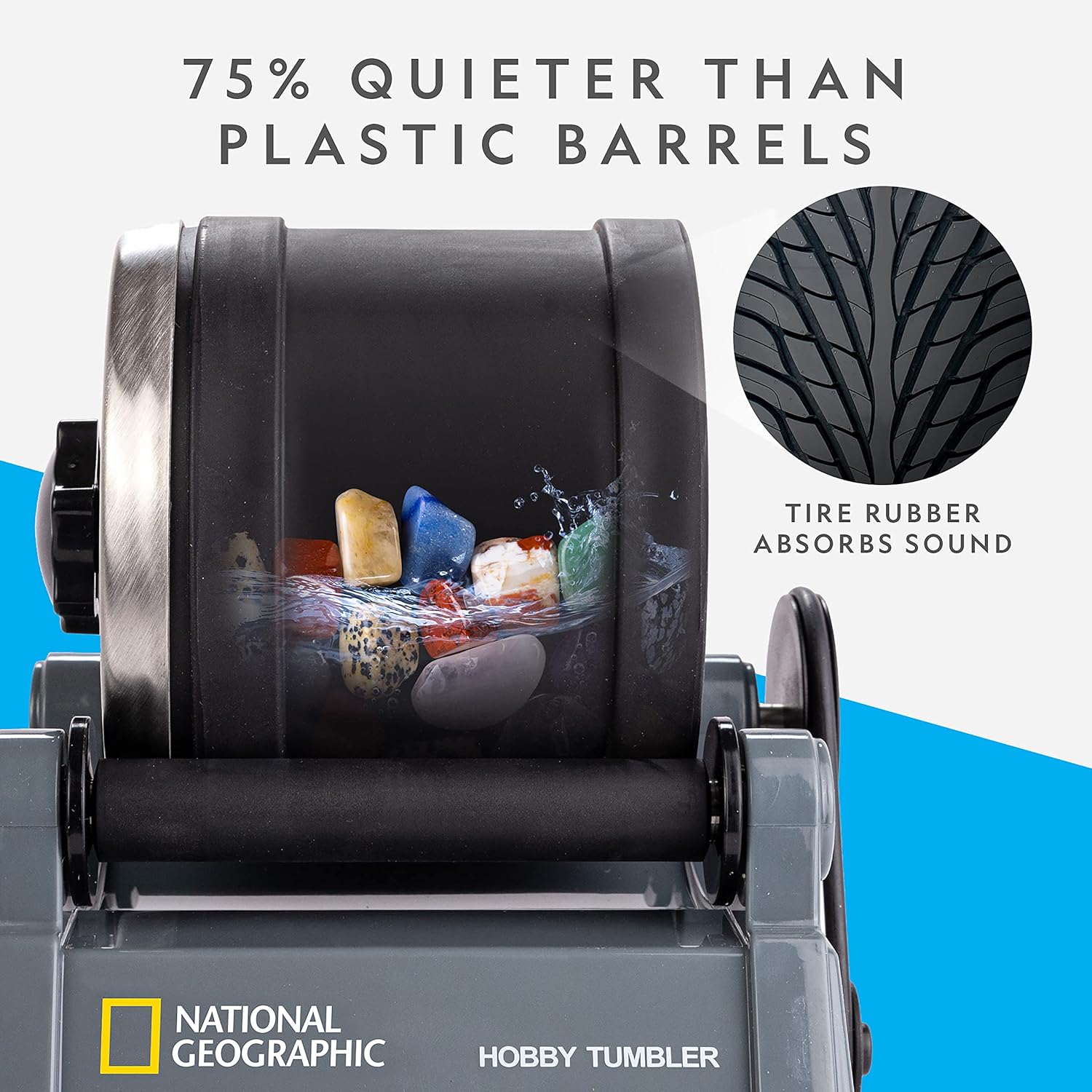 National Geographic Hobby Rock Tumbler Kit - immagine 4