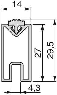 Emuca - Kit Supporti per Ripiani e Barra Appendiabiti - immagine 2