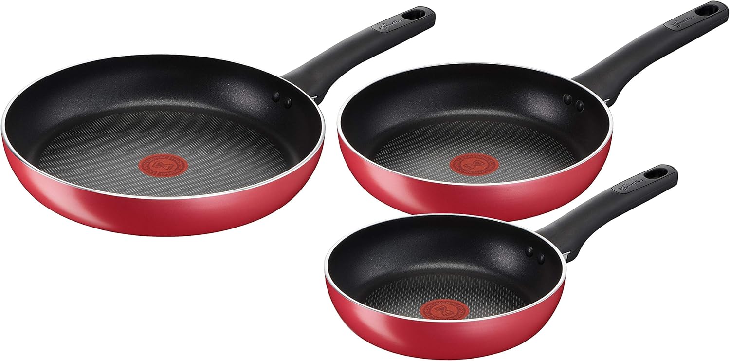 Lagostina Cucina Mediterranea Set Padelle Antiaderenti 3 Pezzi