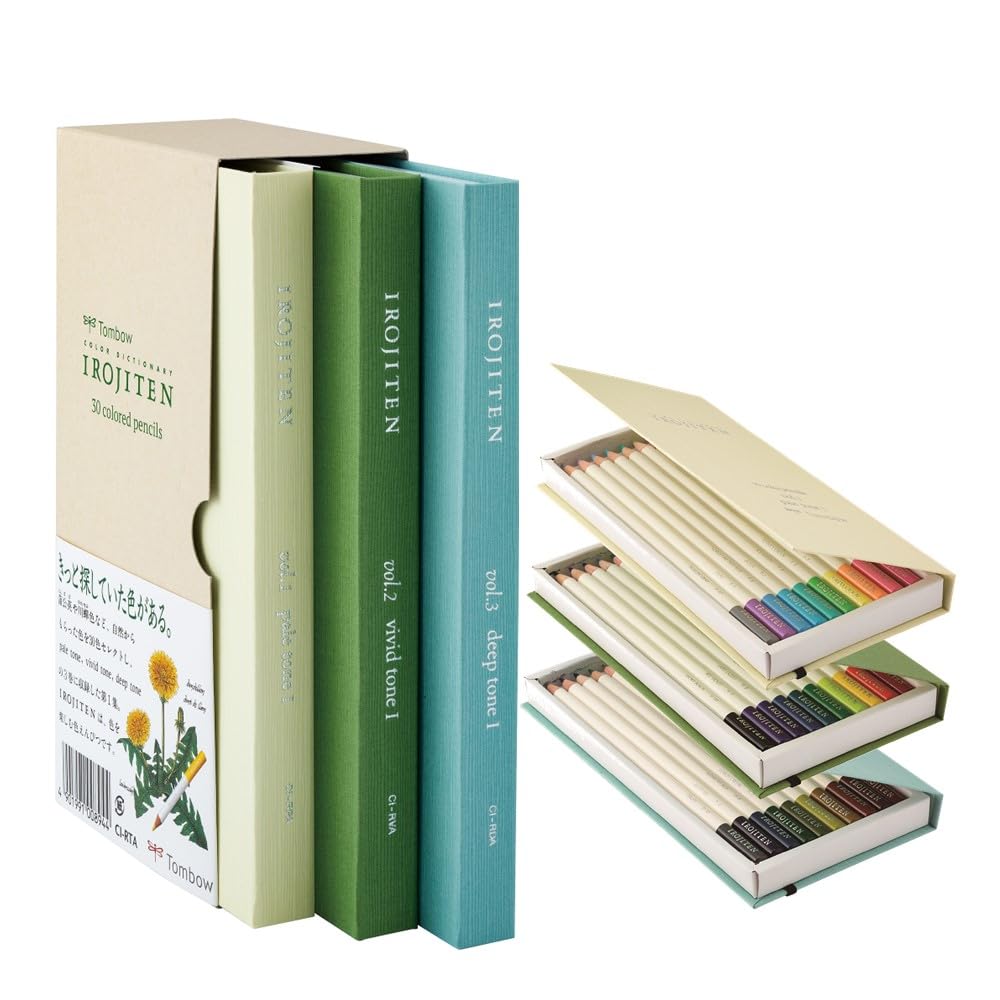 Tombow Irojiten CI-RTA30C Matite colorate, confezione da 30