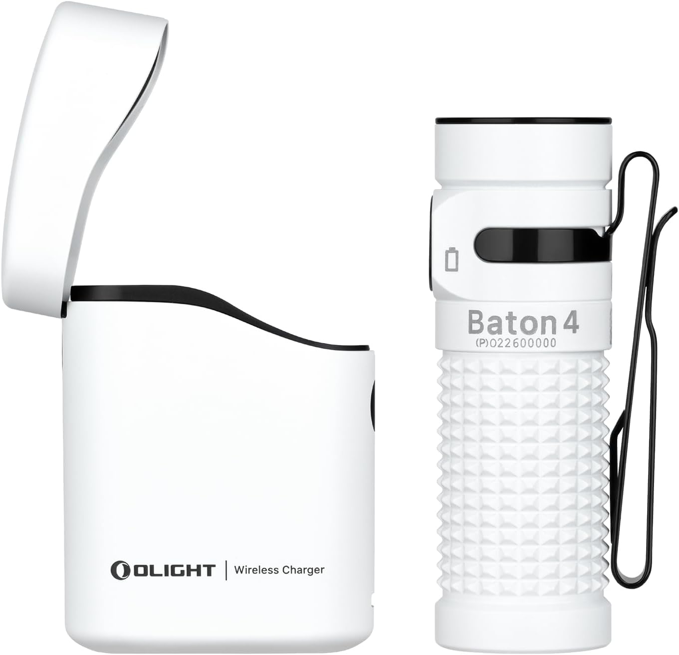 OLIGHT Baton 4 Kit Torcia EDC 1300lm, Bianco - immagine 1