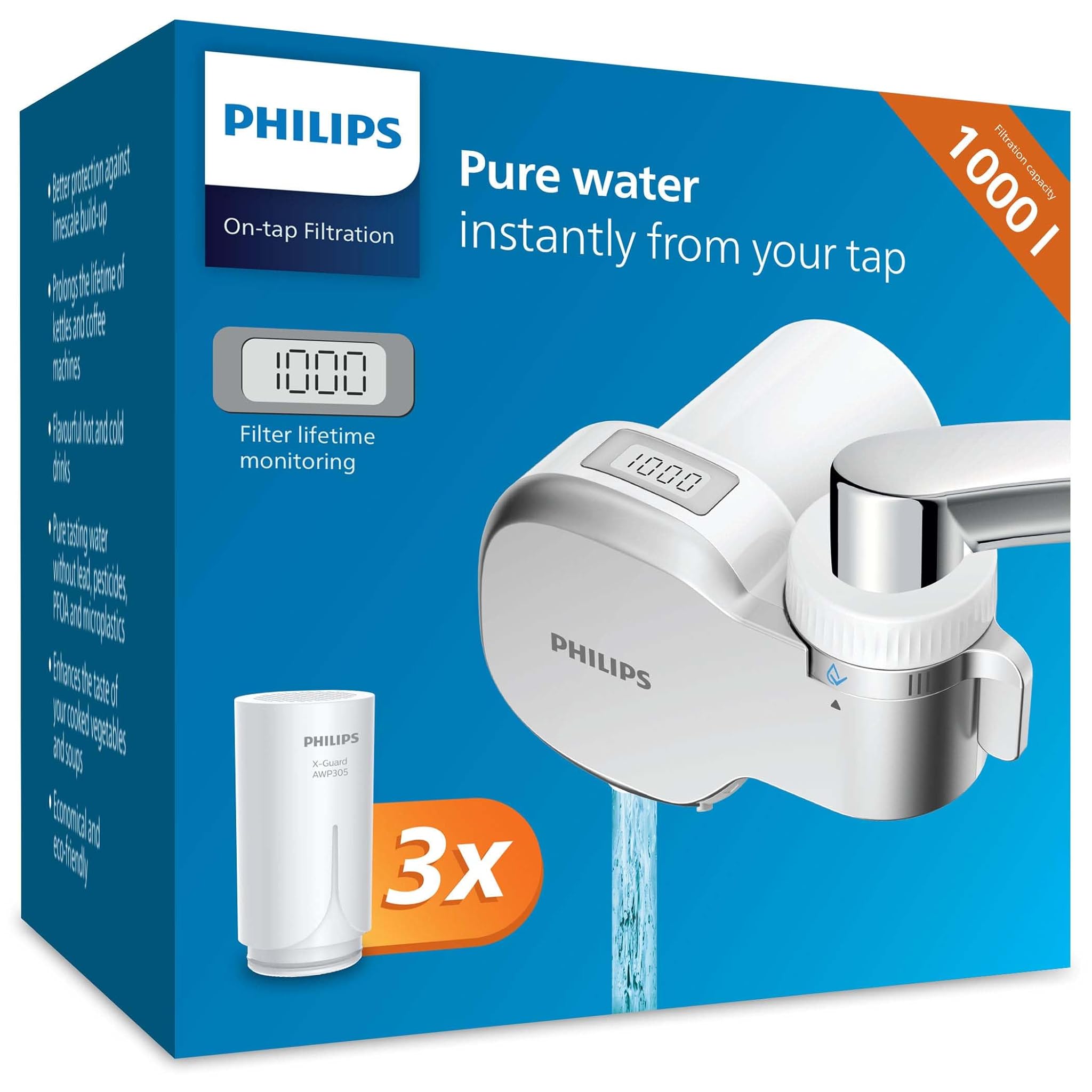Philips Water Ontap Filter AWP3705P3/10 Microfiltrazione