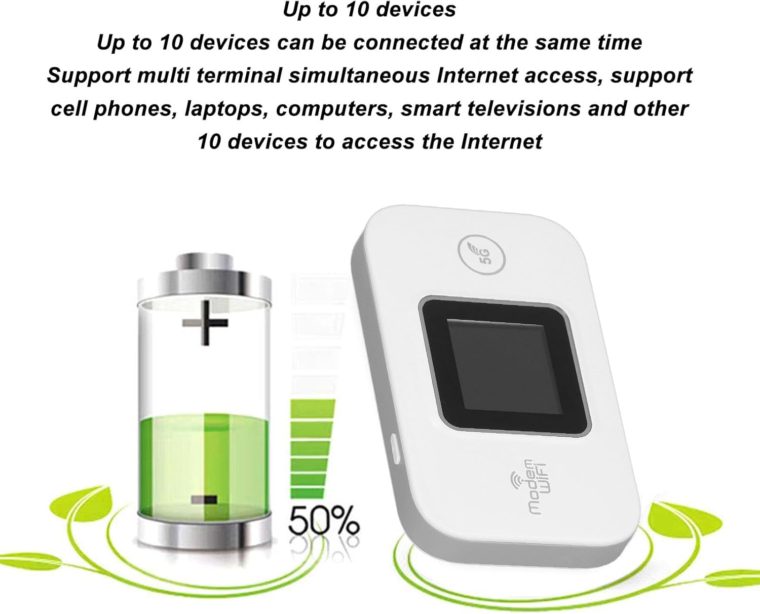 Hotspot da Viaggio Portatile 4G LTE Sbloccato - immagine 3