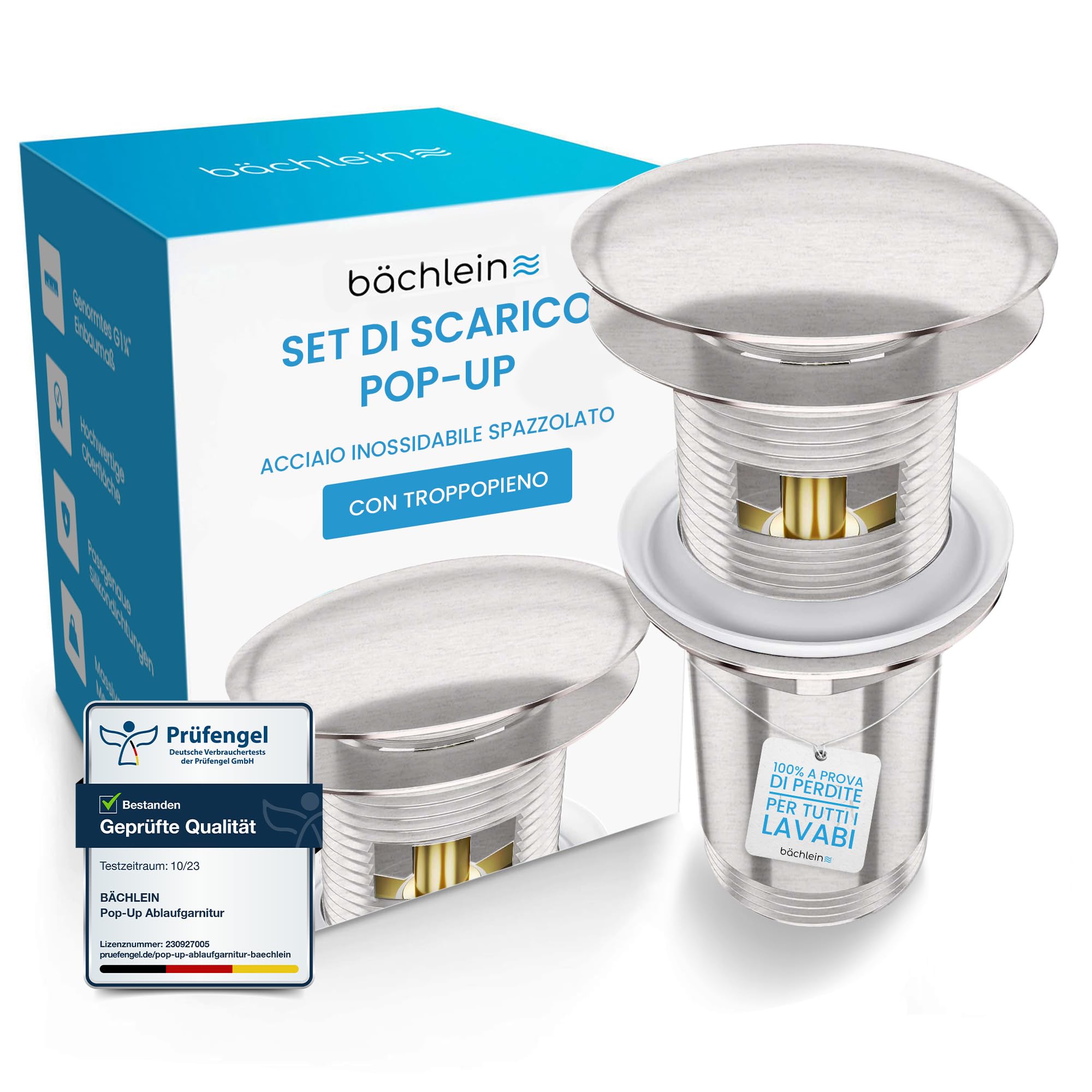 Bächlein Kit Piletta Universale per Lavabi