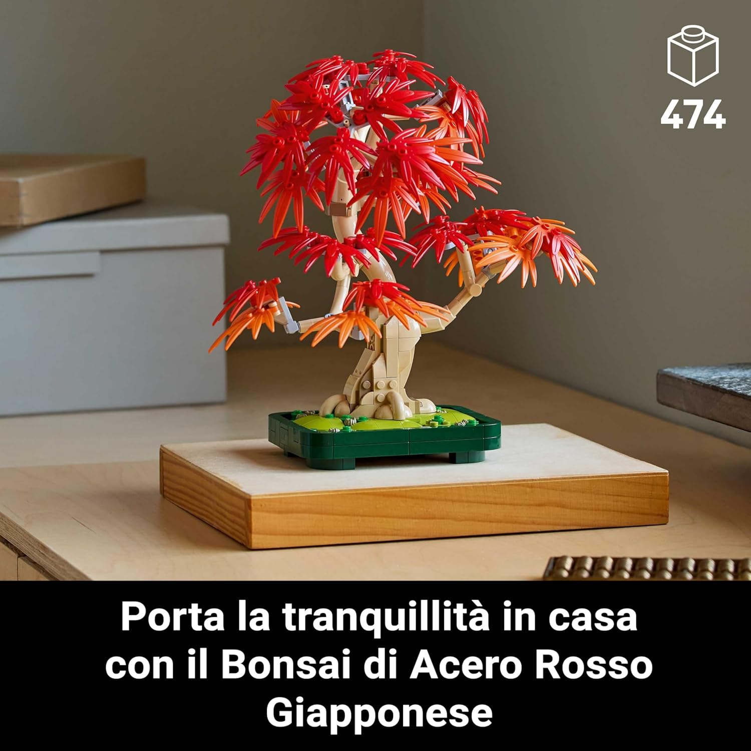 Lego Botanicals Bonsai di Acero Rosso Giapponese - immagine 2