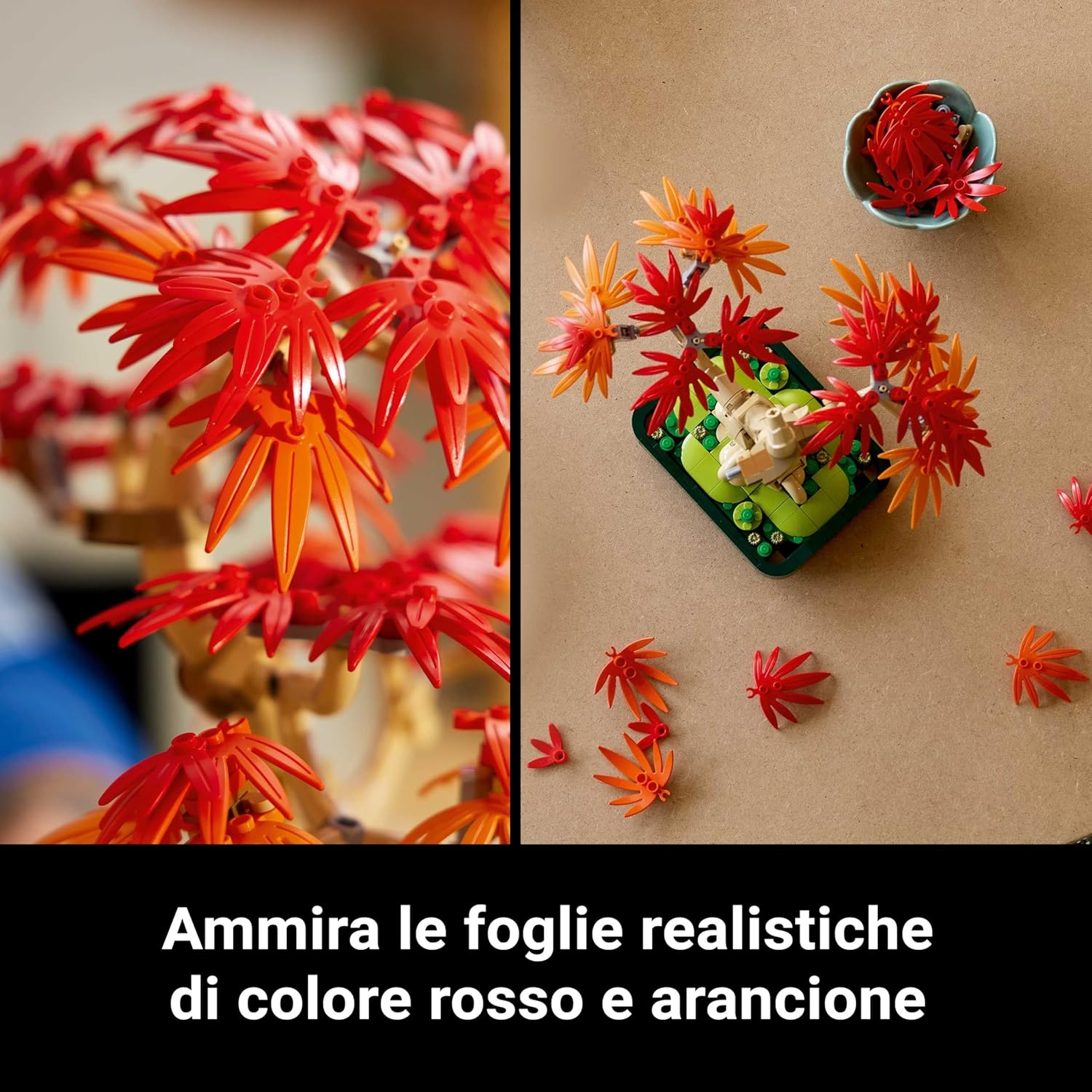 Lego Botanicals Bonsai di Acero Rosso Giapponese - immagine 4
