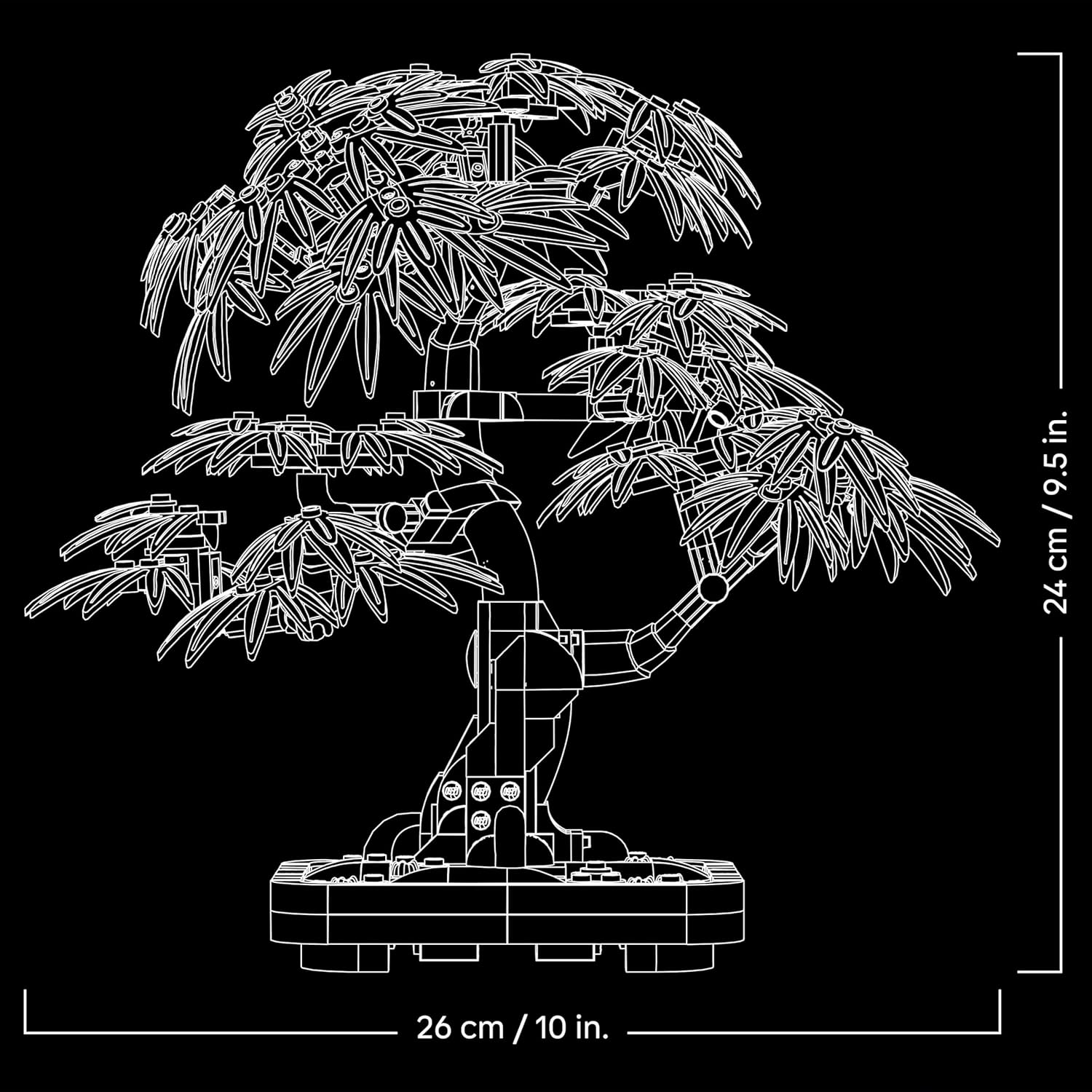Lego Botanicals Bonsai di Acero Rosso Giapponese - immagine 8