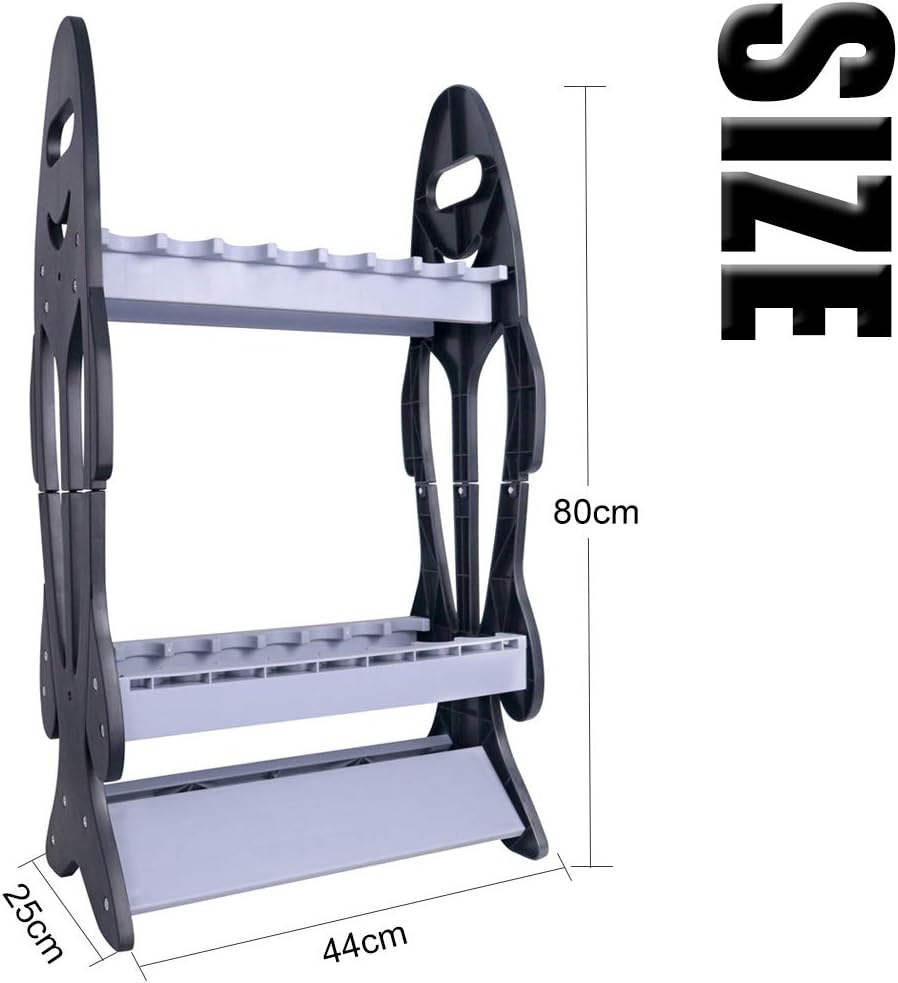 Supporto per 16 Canne da Pesca in Plastica - immagine 2