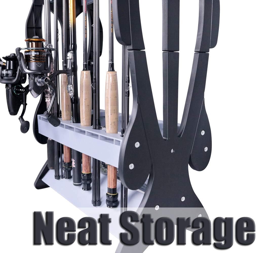 Supporto per 16 Canne da Pesca in Plastica - immagine 3