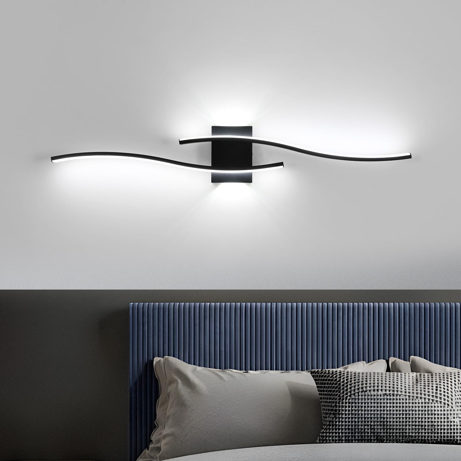 Delipop Applique LED da Parete Interno 27W 89CM, Bianco Freddo