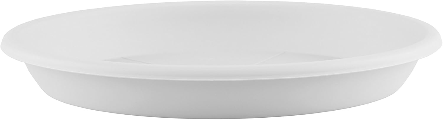 Sottovaso Rotondo 40 cm Bianco - immagine 1
