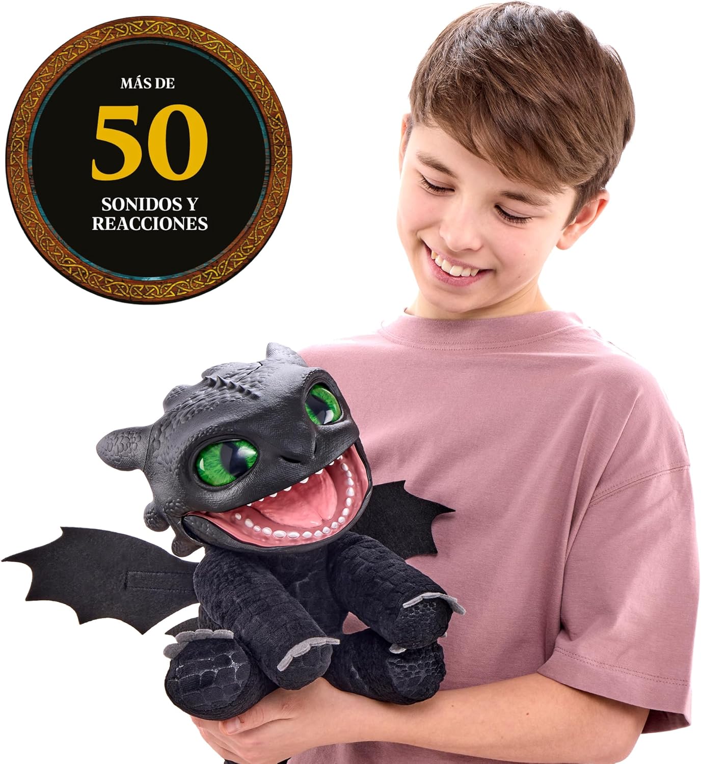 Puppetronic Real FX Toothless - Peluche Elettronico 30cm - immagine 3