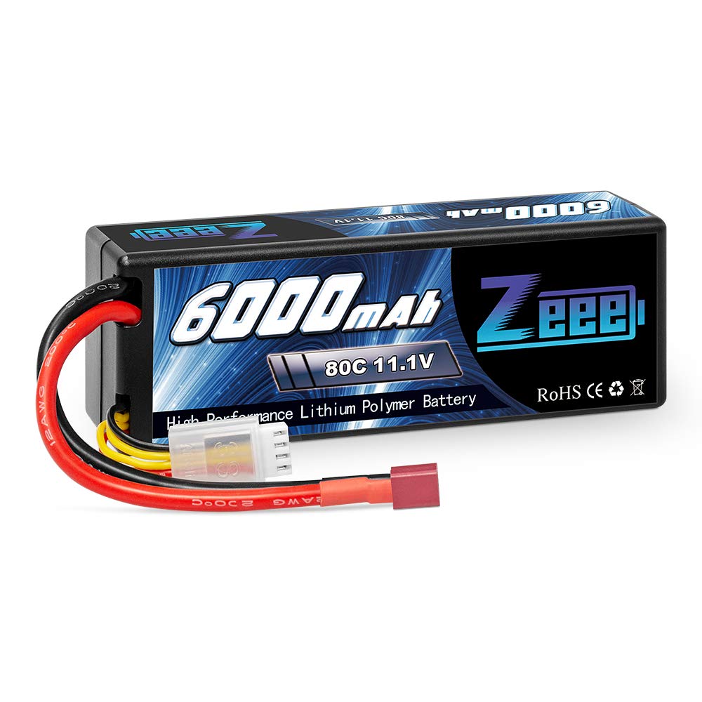 Zeee 3S Lipo Batteria 11.1V 80C 6000mAh Hardcase