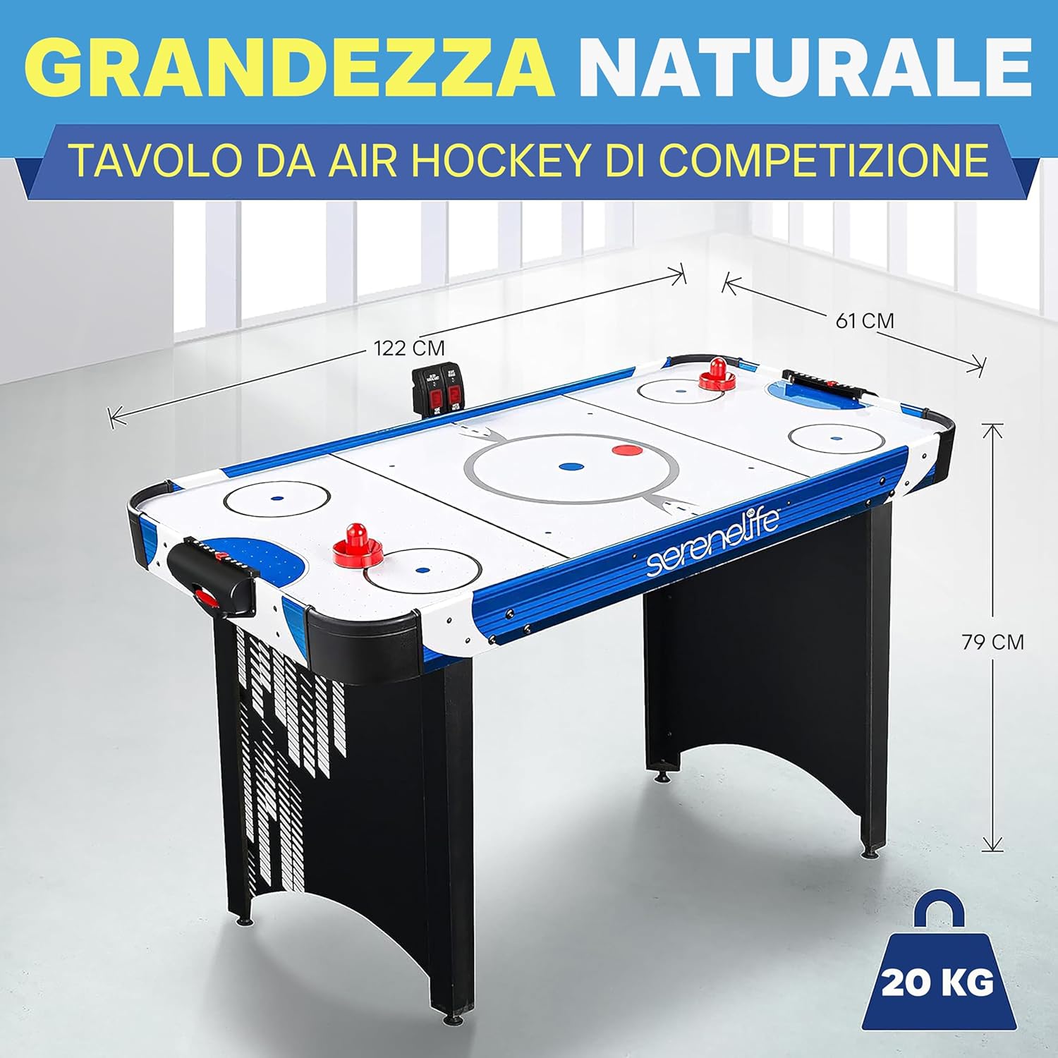SereneLife Hockey da Tavolo con Motore - immagine 2