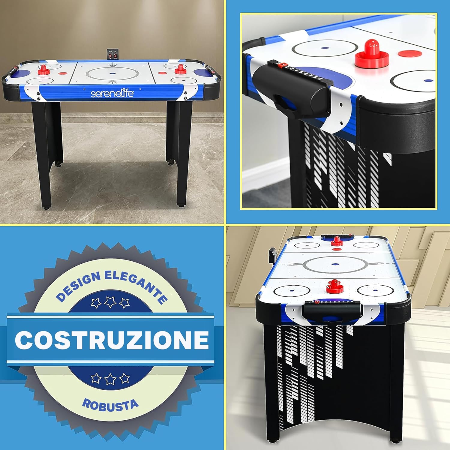 SereneLife Hockey da Tavolo con Motore - immagine 4