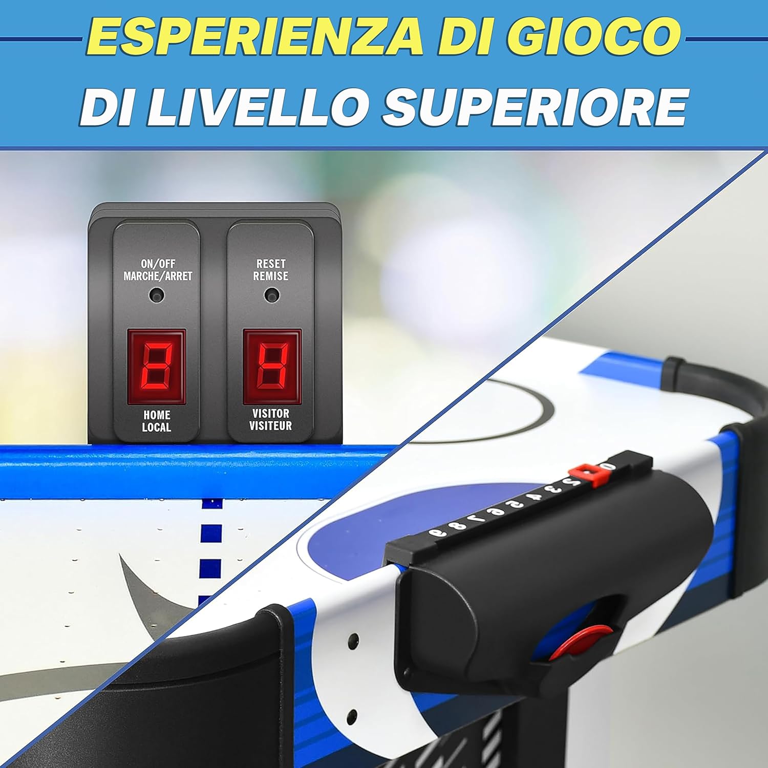 SereneLife Hockey da Tavolo con Motore - immagine 6