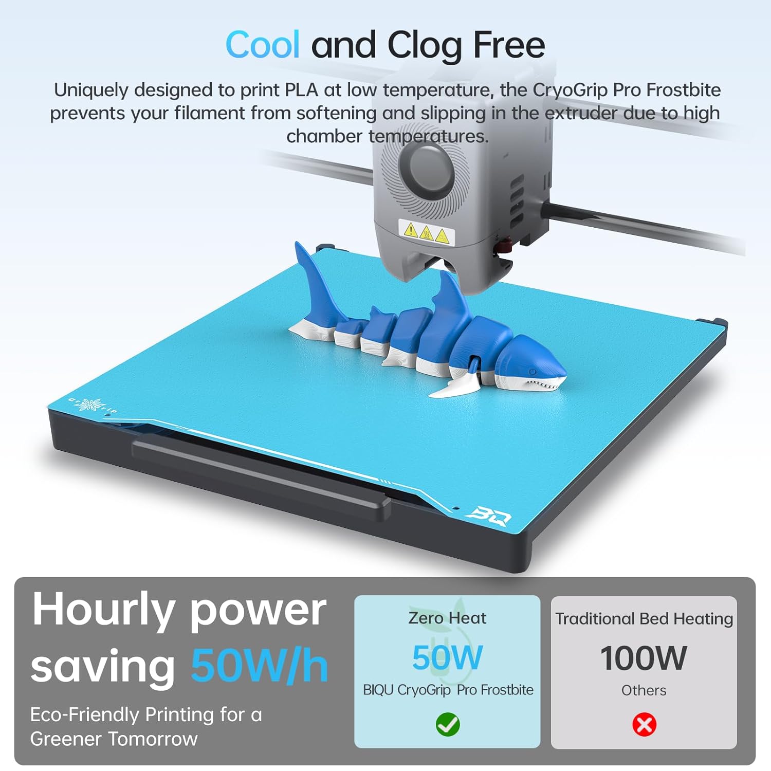 BIQU CryoGrip Pro Frostbite Panda Build Plate 235x235mm - immagine 3