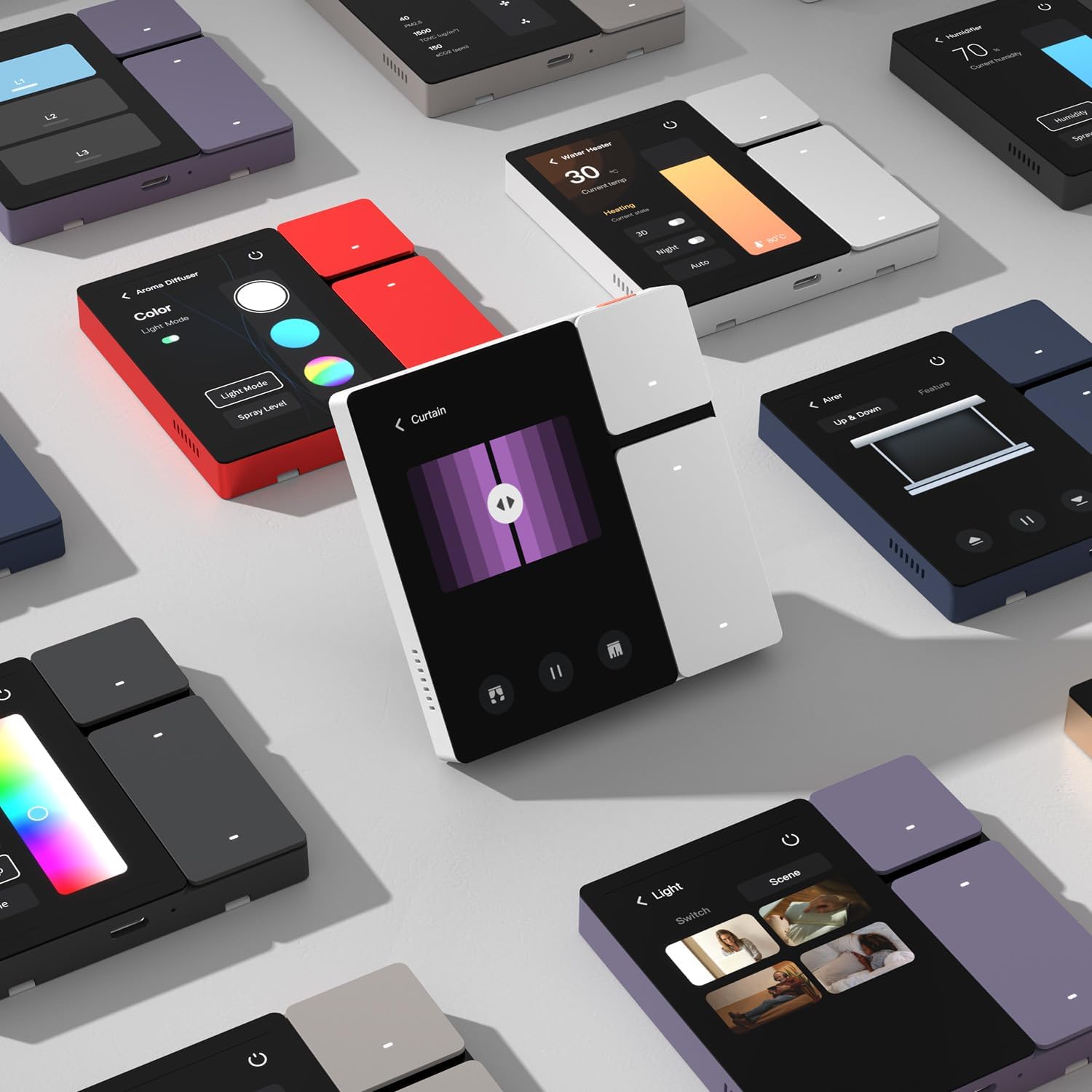 TONGOU WLAN Switch Smart Life Control Panel 3,5 pollici, compatibile con Alexa - immagine 2