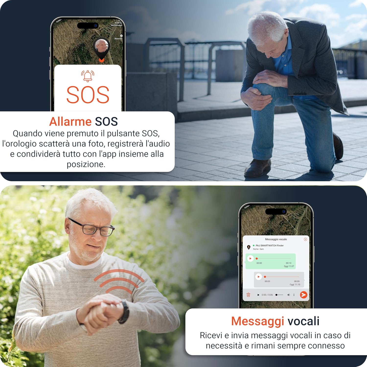 PAJ Smartwatch 4G con GPS per Bambini e Anziani - immagine 3