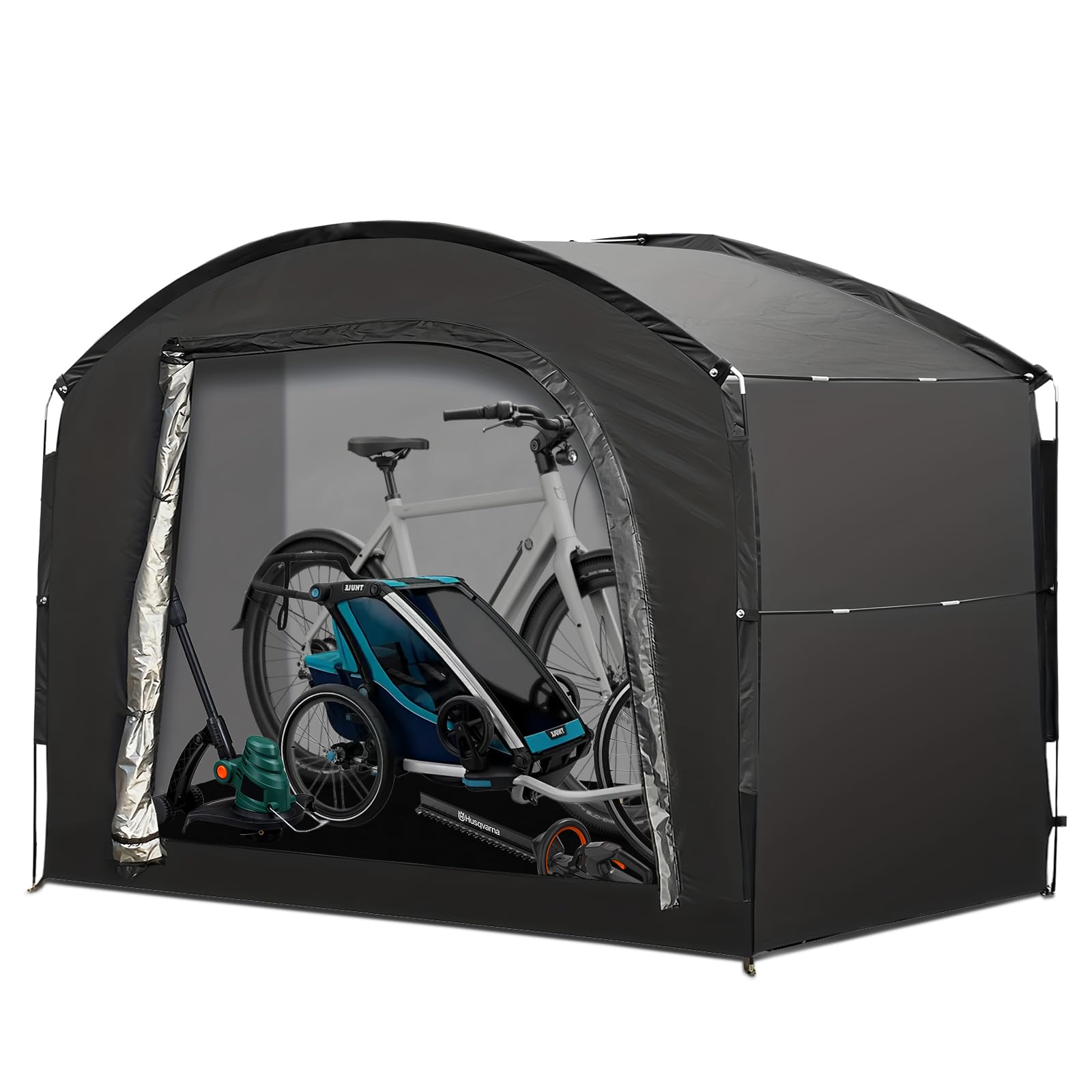 Dokkome Tenda da Garage per Bicicletta Grande Nera