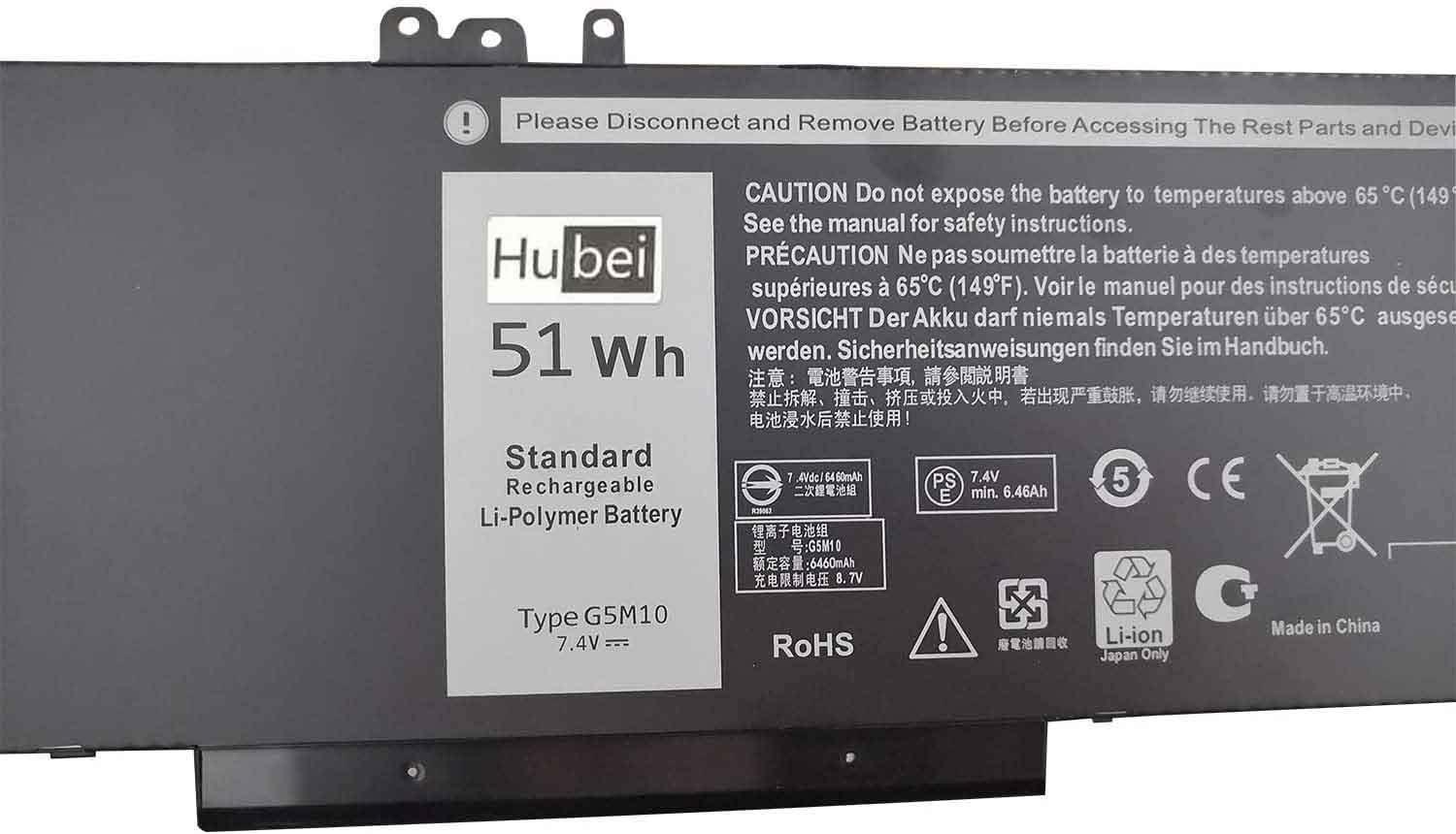 Batteria Laptop per Dell Latitude E5450 E5550 E5250 - immagine 2