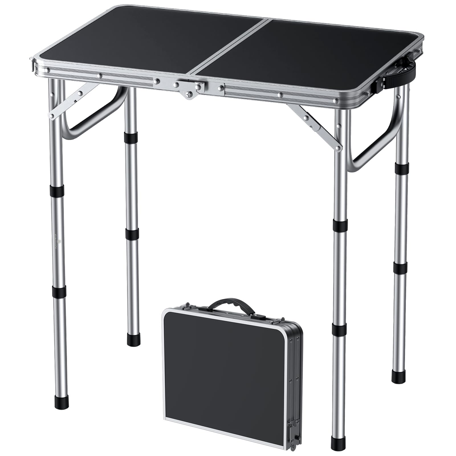 Funykich Tavolo da Campeggio Pieghevole 58x40 cm