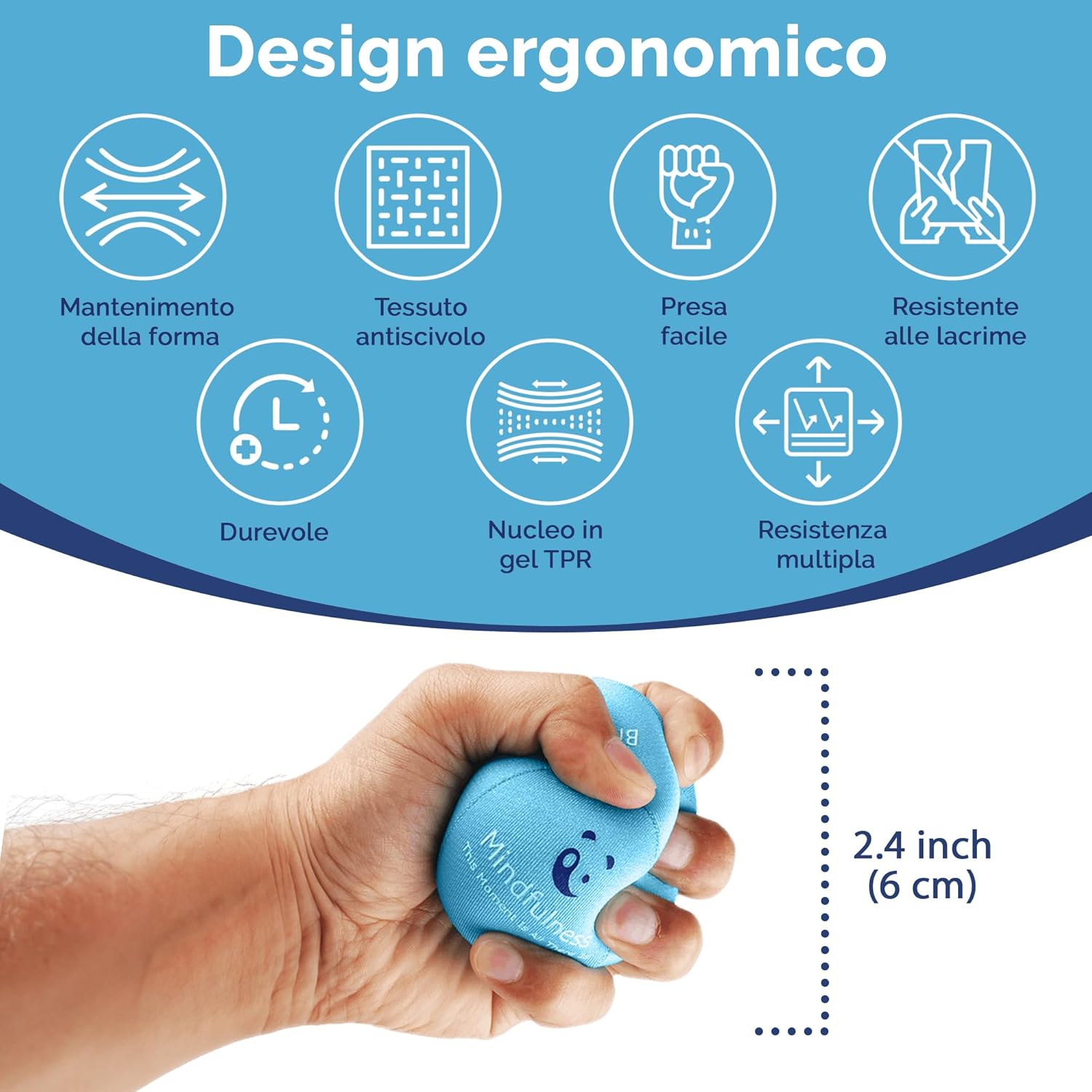 Mindpanda Palline Antistress per Adulti - Tripla Densità - immagine 5