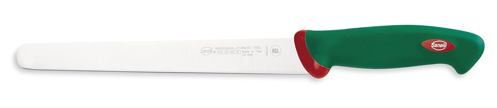 Sanelli Premana Coltello Prosciutto 24cm, Verde