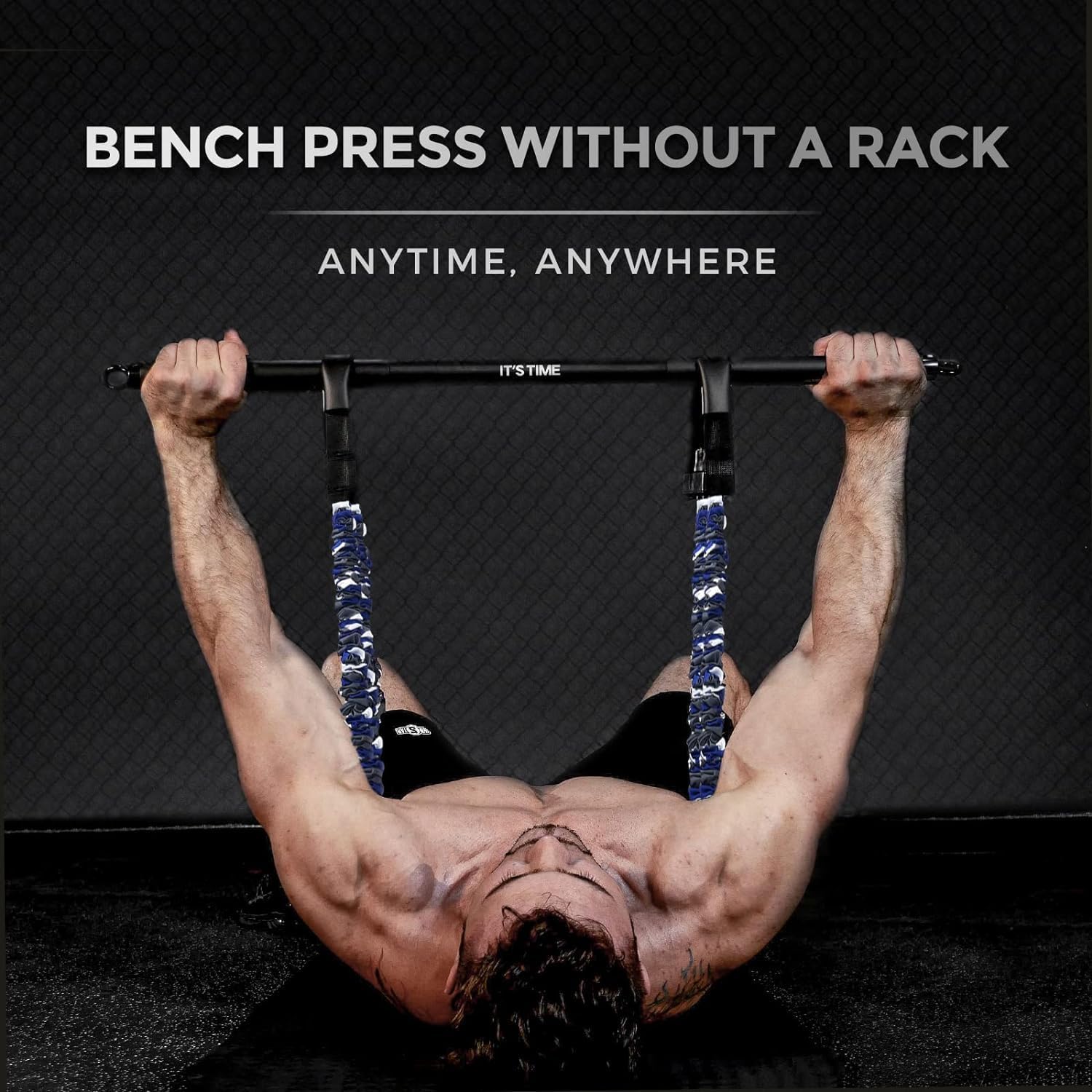 Innstar Banda Resistenza Regolabile con Barra 360kg - immagine 3