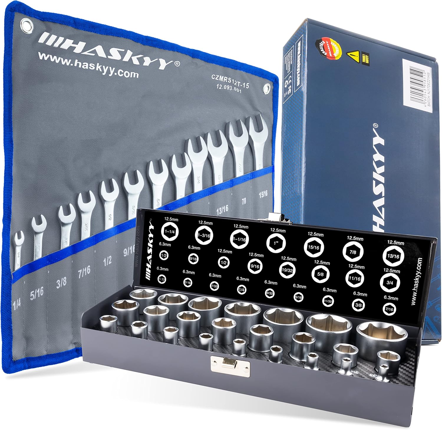 Harley Set Chiavi a Bussola e Combinate 36 Pezzi