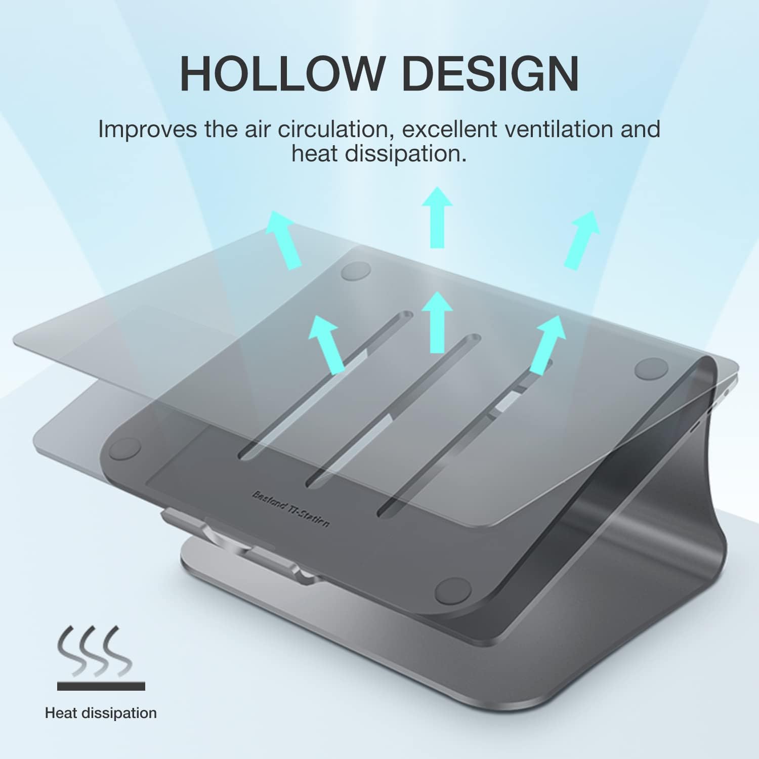 Bestand Supporto per Laptop Ergonomico Ventilato - immagine 5