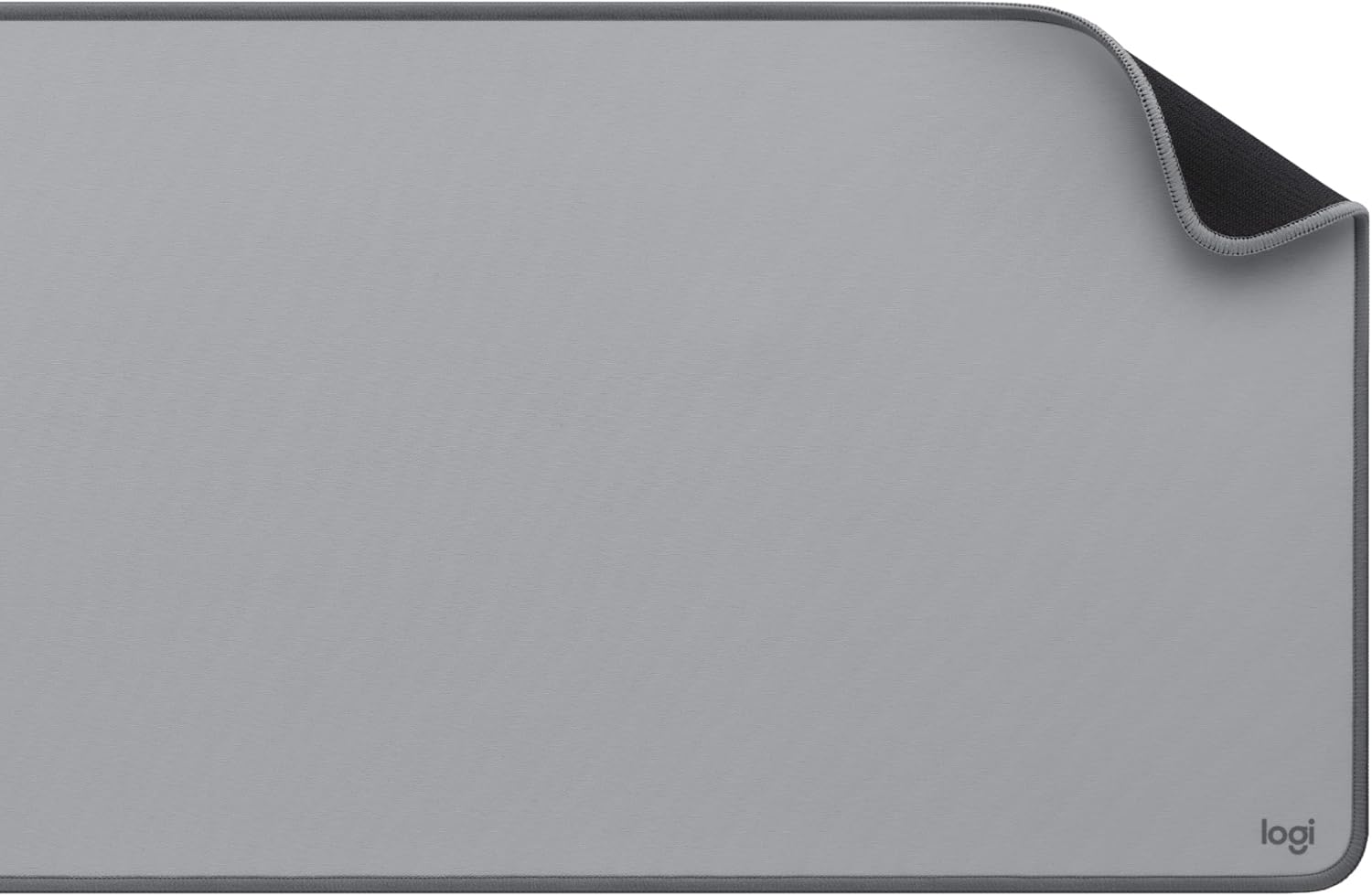Logitech Desk Mat - Tappetino Mouse Esteso, Grigio - immagine 8