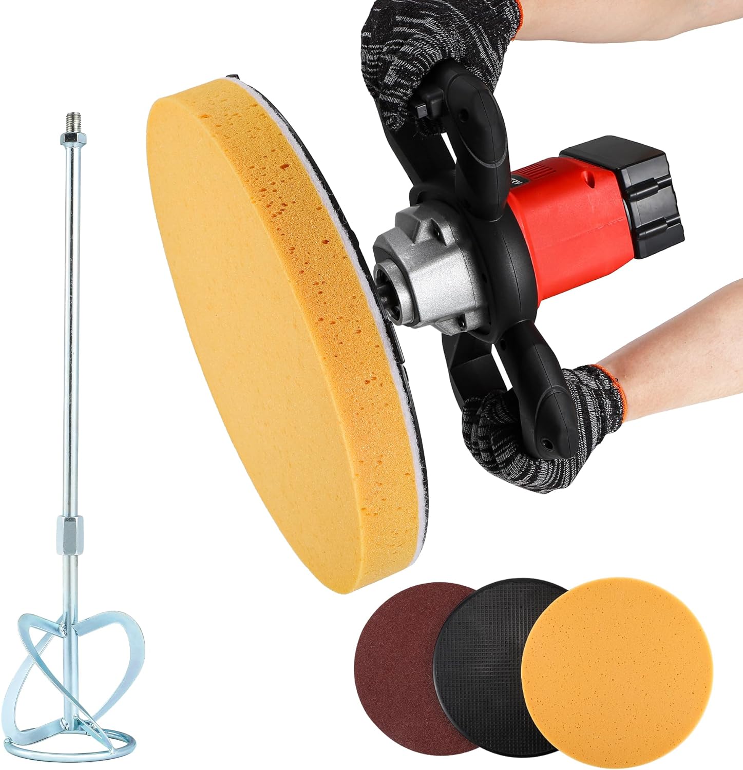 NEWTRY Levigatrice Senza Fili per Malta da Muratore