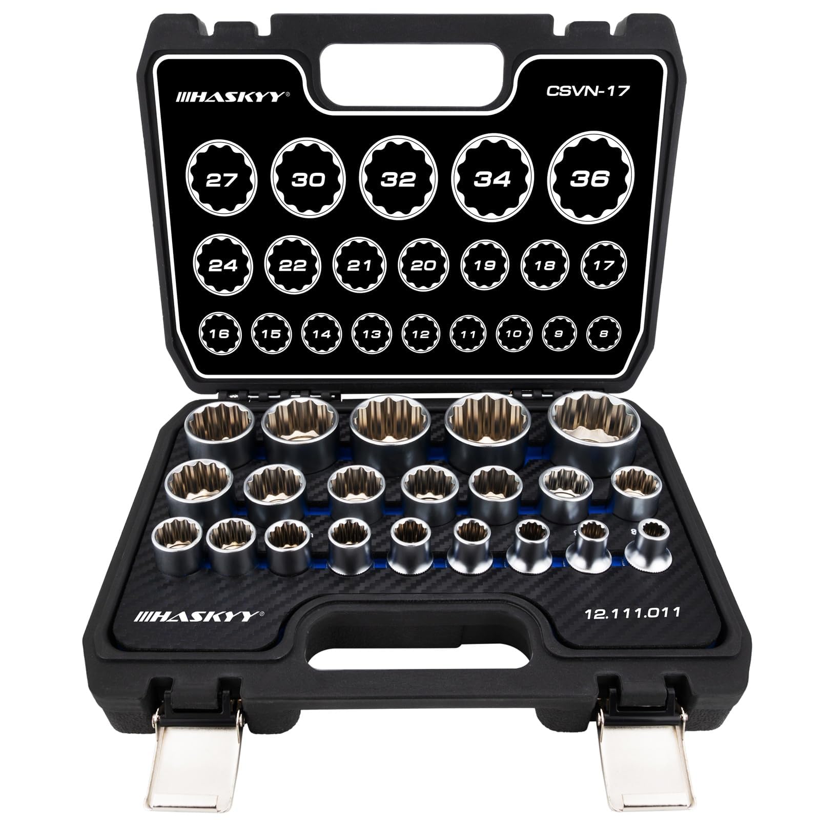 Haskyy - Set di Chiavi a Bussola Esagonali e XZN Torx