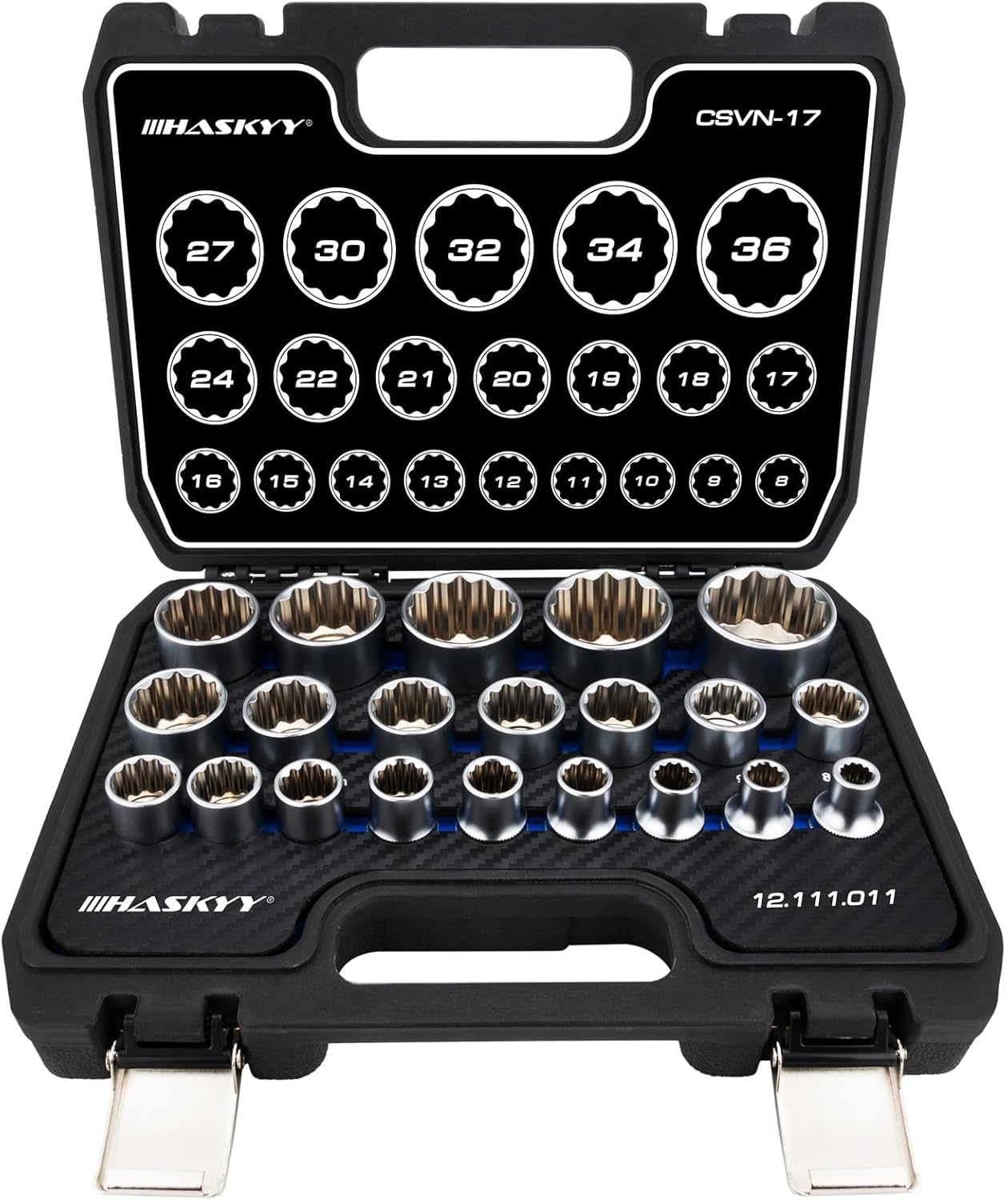 Haskyy - Set di Chiavi a Bussola Esagonali e XZN Torx - immagine 1