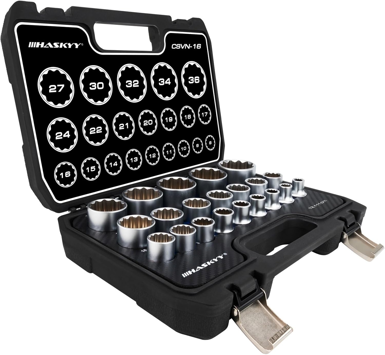 Haskyy - Set di Chiavi a Bussola Esagonali e XZN Torx - immagine 2