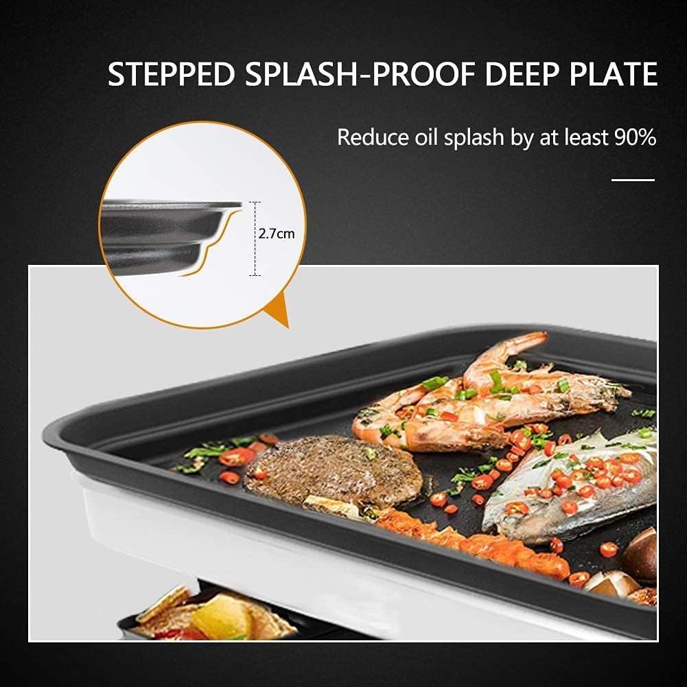 Raclette Grill per 8 Persone 1500W, Nero - immagine 5