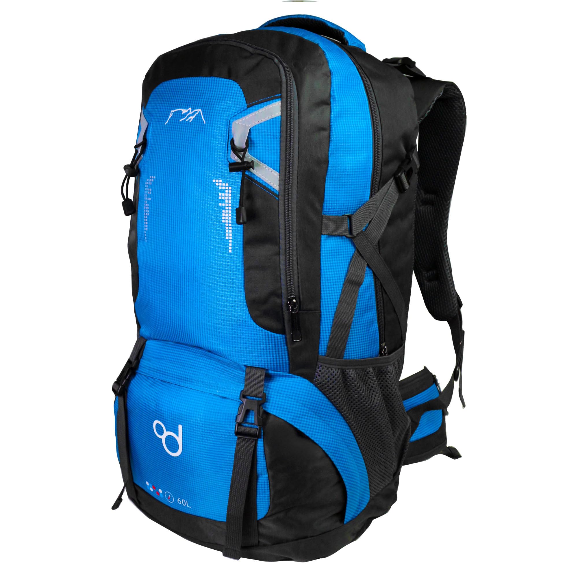 OcioDual Zaino Trekking 60 Litri Blu