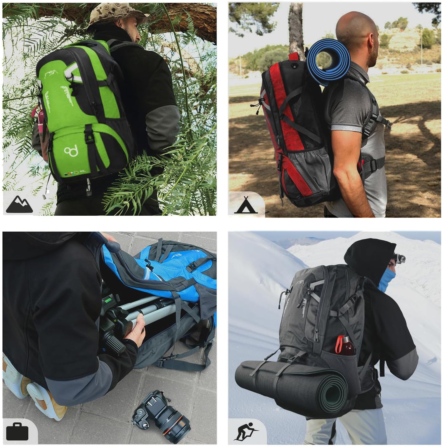 OcioDual Zaino Trekking 60 Litri Blu - immagine 3